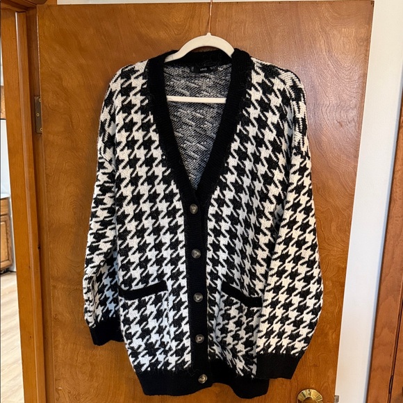 Mango Monochrome Knit Cardigan - Picture 1 of 3